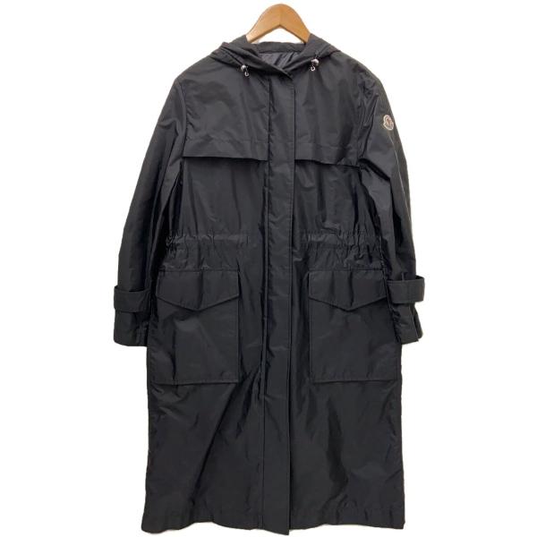 MONCLER◇MONCLER×HIENGU/レインコート/O/ナイロン/ブラック