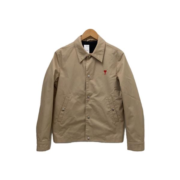 ami paris ベージュ シャツジャケット S AMI PARIS◇ジャケット/S/コットン/ベージュ/E180W015.210 : セカンド
