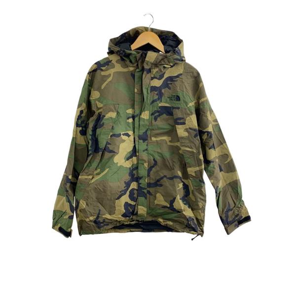 THE NORTH FACE◇NOVELTY SCOOP JACKET/XL/ナイロン/GRN/カモフラ