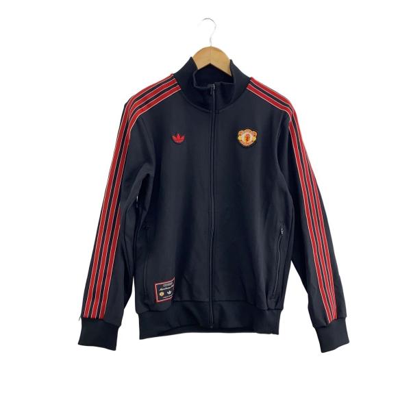 adidas◇トラックジャケット/L/ポリエステル/BLK/JF0358 : セカンド