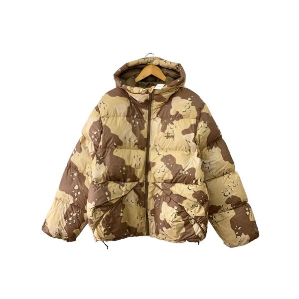 東レ　バウオ　 カモフラージュ ダウンジャケット M STUSSY◇DOWN PARKA CAMO RIPSTOP/ダウンジャケット/L/ナイロン/CML