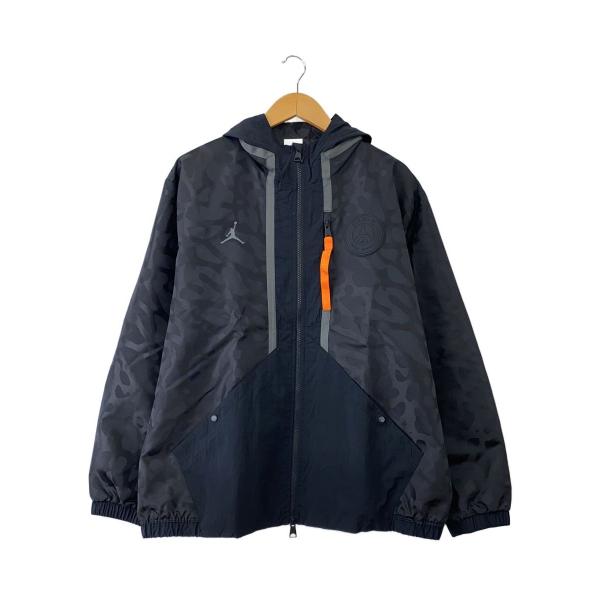 NIKE◆パリSG×ジョーダン アンセムジャケット/L/ポリエステル/BLK/DZ2908-010//