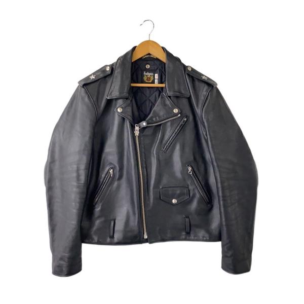 Schott◇613UST VINTAGE ONESTAR/ダブルライダースジャケット/46