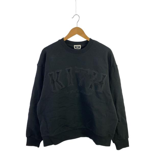 KITH◇スウェット/M/コットン/BLK/無地/25-070-060-0029-4-0