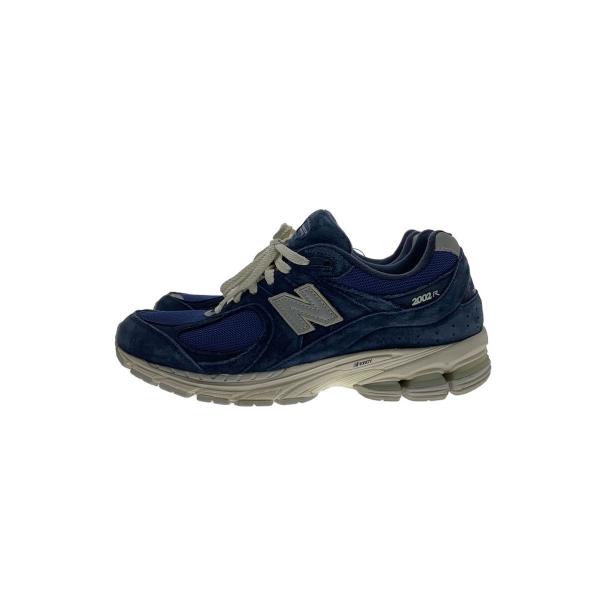 NEW BALANCE◆ローカットスニーカー/27.5cm/BLU/スウェード/m2002rhl
