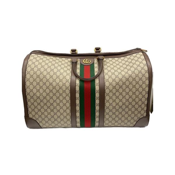 GUCCI◇ボストンバッグ/PVC/BRW/総柄/724567 : セカンドストリート