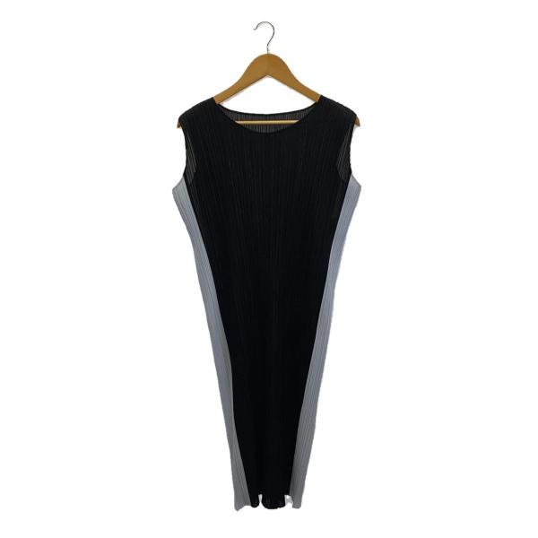 PLEATS PLEASE ISSEY MIYAKE◇ノースリーブワンピース/--/ポリエステル