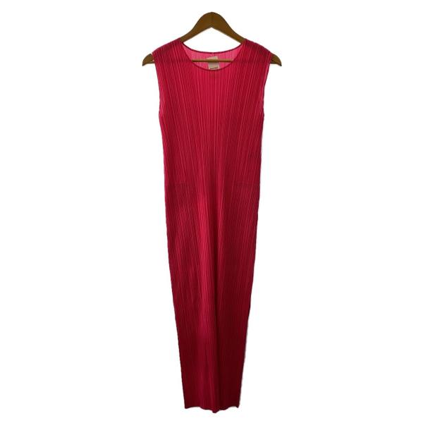 PLEATS PLEASE ISSEY MIYAKE◇ノースリーブワンピース/--/ポリエステル