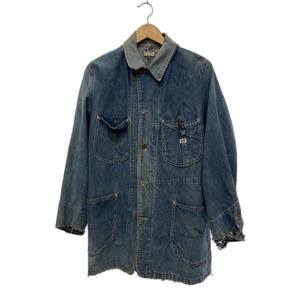 Lee 91-J カバーオール サイズ42 70's Lee 91-J デニムカバーオール 良雰囲気 実寸(42位