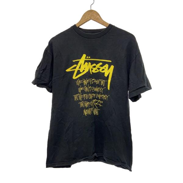 STUSSY◇Tシャツ/L/コットン/BLK : セカンドストリートYahoo!店 STUSSY◇Tシャツ/L/コットン/BLK : セカンドストリートYahoo!店