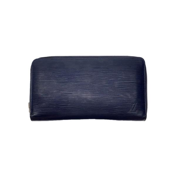 LOUIS VUITTON◇ジッピー・オーガナイザーNM_エピ_BLK/牛革/NVY/メンズ