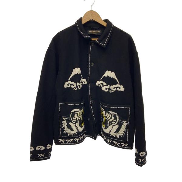 F-LAGSTUF-F◇ジャケット/L/ウール/BLK/FS1527/BLACK TIGER JACKET