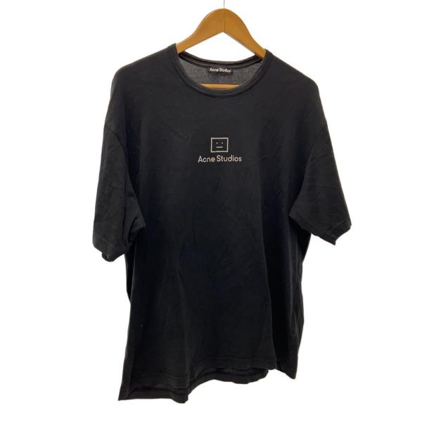 Acne Studios プリント ブラック 半袖Tシャツ Acne Studios(Acne)◇Tシャツ/M/コットン/BLK/fa-ux-tshi000046