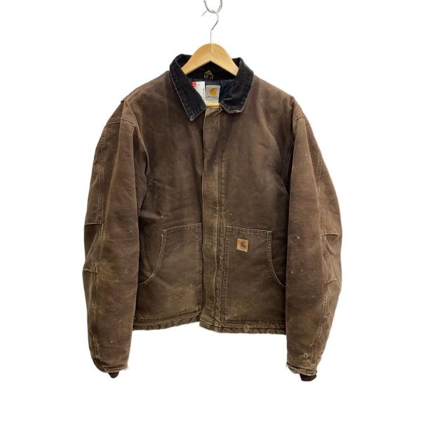 Carhartt◇ジャケット/--/--/BRW/無地/J22// : セカンドストリート