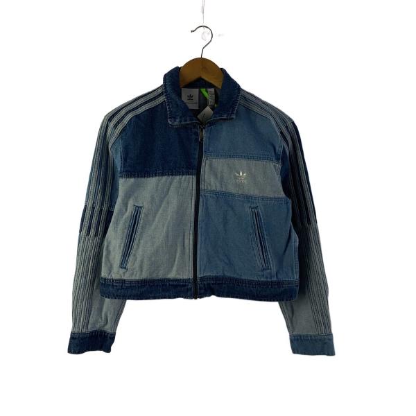 adidas◇ジャケット/S/コットン/IDG/KSENIASCHNAIDER/デニムパッチ