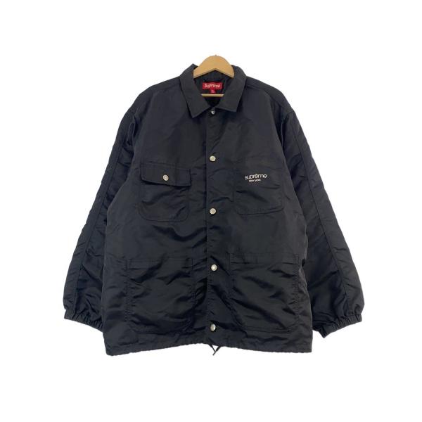 Supreme◇24SS/Nylon Chore Coat/ナイロンジャケット/XXL/BLK