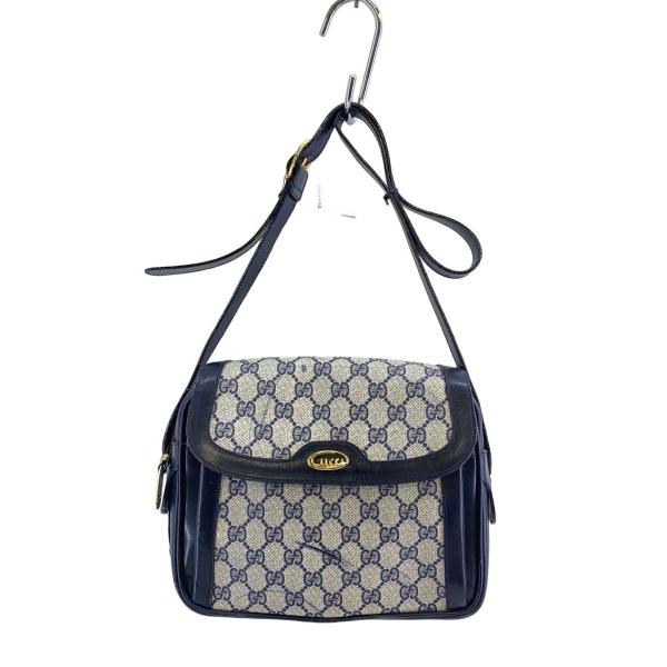 GUCCI◇ショルダーバッグ/--/NVY/総柄 : セカンドストリートYahoo!店