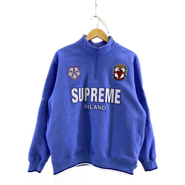 Supreme◇22AW/Milano Half Zip Pullover/汚れ有 スウェット/M