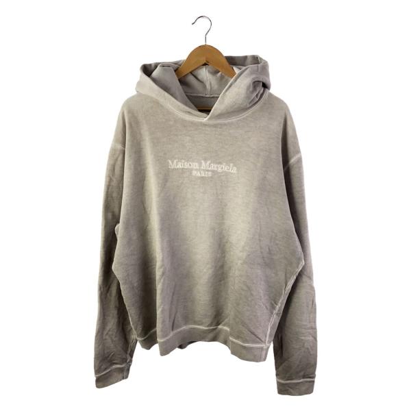 Maison Margiela パーカー　ペンキロゴ メゾンマルジェラ Maison Margiela ペンキロゴオーバーサイズ