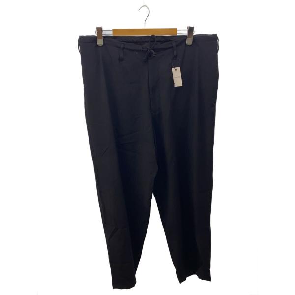Ground Y◇24AW/ウールギャバジンウエストストリングパンツ/ワイド