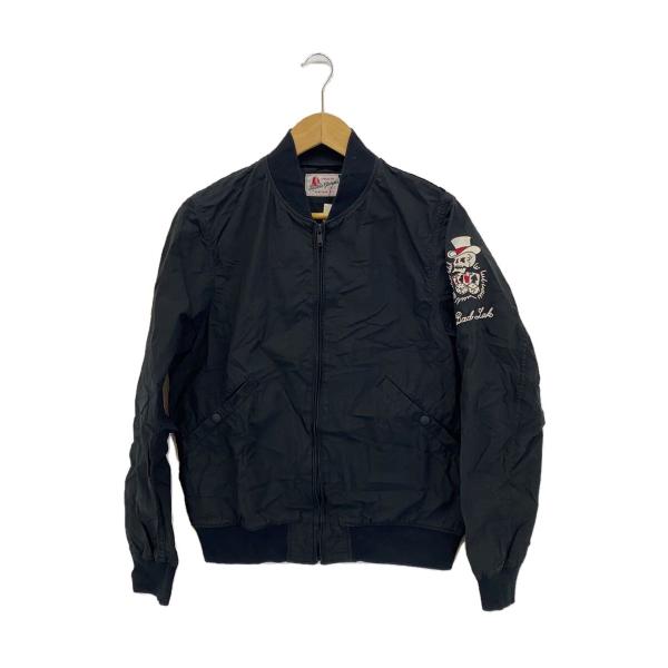 HYSTERIC GLAMOUR◇ブルゾン/S/コットン/BLK/無地/02171AB13