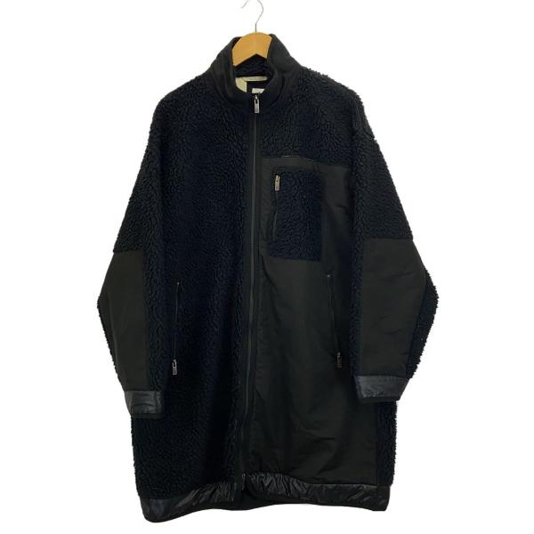 N.HOOLYWOOD ボアロングジャケット192-CO06-030 N.HOOLYWOOD◇ロングボアジャケッ/40/アクリル/BLK/192-C006-030