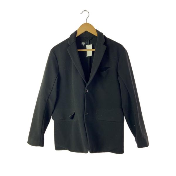 DESCENTE PAUSE◇テーラードジャケット/--/ポリエステル/BLK/無地/dor