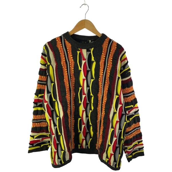 COOGI◇ニット・セーター(厚手)/XL/ウール/マルチカラー/総柄
