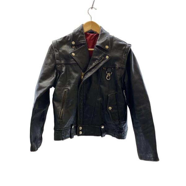 ダブルライダースジャケット/L/レザー/BLK : セカンドストリートYahoo