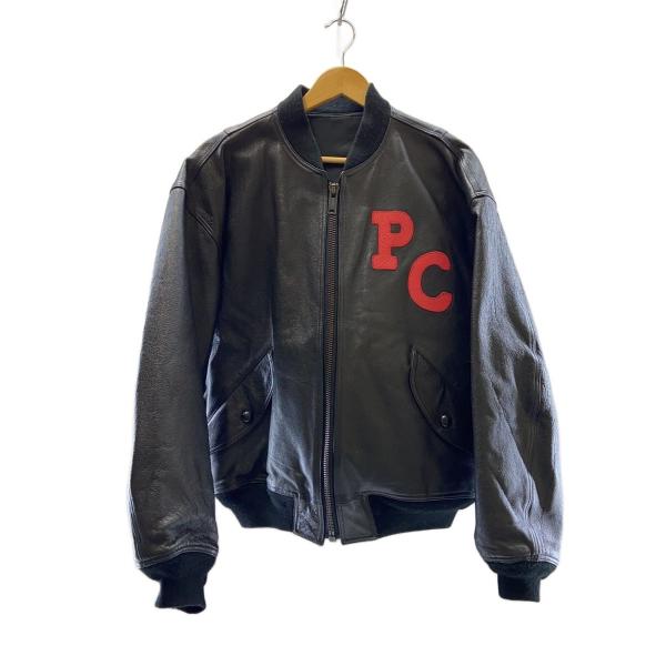 PAZZOCLUB スタジャン 黒 PAZZO◇スタジャン/--/牛革/BLK : セカンドストリートYahoo!店 - 通販