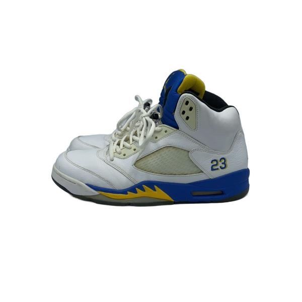 NIKE◆AIR JORDAN 5 RETRO/エアジョーダンレトロ/ホワイト/136027-189/30cm/WHT