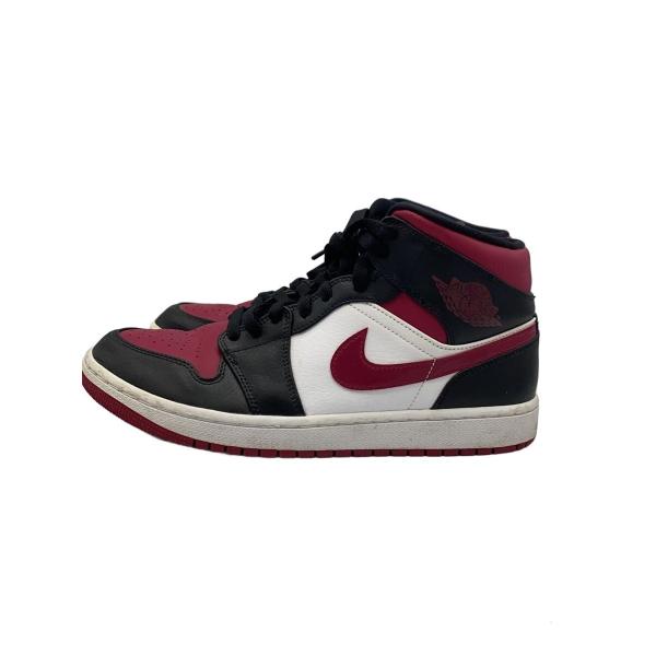 NIKE◆AIR JORDAN 1 MID/エアジョーダン 1 ミッド/ブラック/554724-066/27.5cm/BL//