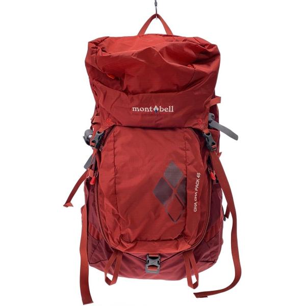 mont-bell◇CHA CHA PACK45/リュック/--/RED/1123959 : セカンド