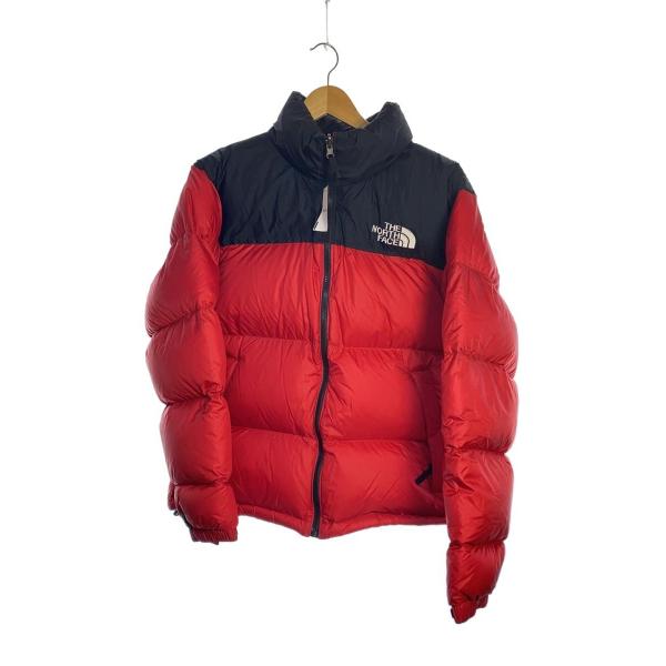 THE NORTH FACE◇NUPTSE JACKET_ヌプシジャケット/M/ナイロン/RED
