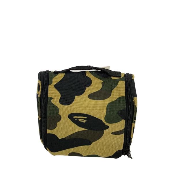 A BATHING APE◇バッグ/ポリエステル/マルチカラー/カモフラ