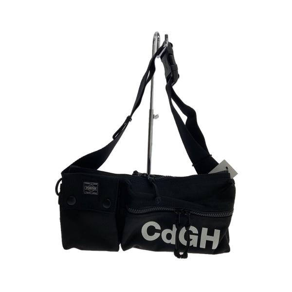 COMME des GARCONS HOMME◇ウエストバッグ/ナイロン/BLK/HI-K201 COMME des GARCONS HOMME◇ウエストバッグ/ナイロン/BLK/HI-K201