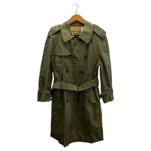 Burberry ダブルブレストトレンチコート　カーキ玉虫　オリーブ　165 Burberry ダブルブレストトレンチコート カーキ玉虫 オリーブ 165