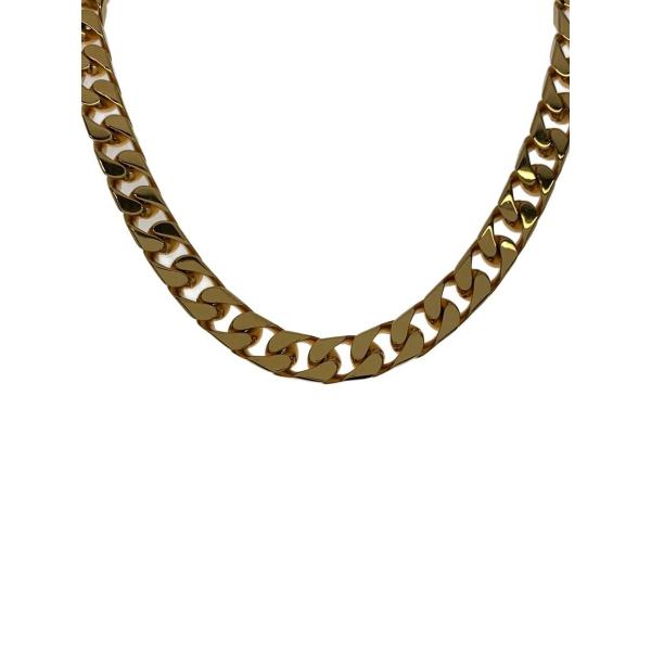 GUCCI◇スクリプト/チェーンネックレス/喜平/ネックレス/--/GLD/トップ