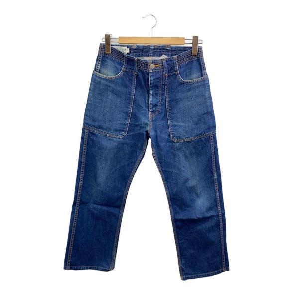 SASSAFRAS◇フォールリーフパンツ/ボトム/S/デニム/IDG// : セカンド