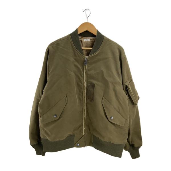 PHIGVEL◇DOUBLE CLOTH FLIGHT JACKET/ブルゾン/3/コットン/KHK/PMAQ