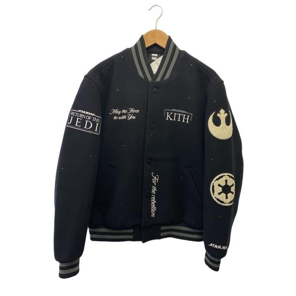 【極美品】KITH ジャケット KITH◇×STAR WARS/VARSITY JACKET with SWAROVSKI/S/ウール/KHM010304