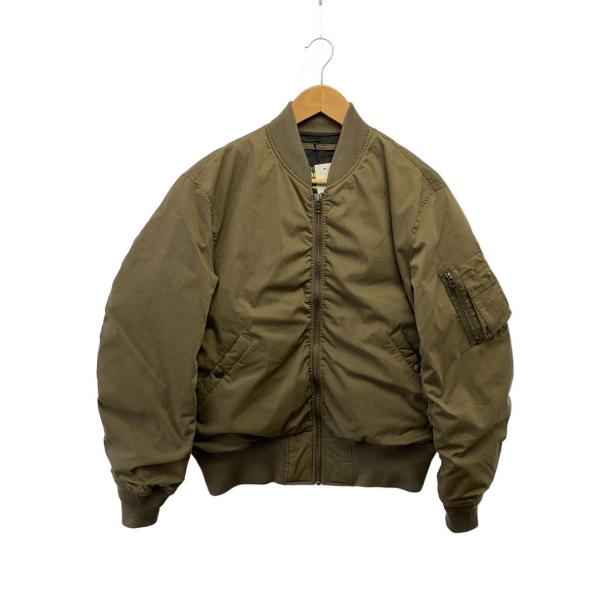 Schott × NANGA / HINOC MA-1/ダウンジャケット/L/ポリエステル/BLK/782-4253005// Schott◇×NANGA HINOC MA-1/ダウンジャケット/M/ポリエステル/KHK/782