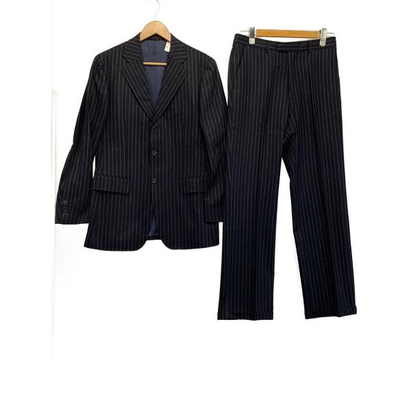 Paul Smith◇Italian Cloth/3ボタン/サイドベンツ/スーツ/L/ウール/BLK