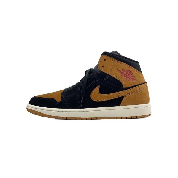 NIKE◆AIR JORDAN 1 MID SE_エアジョーダン1 MID/FLAX/29cm/HV4091-002//