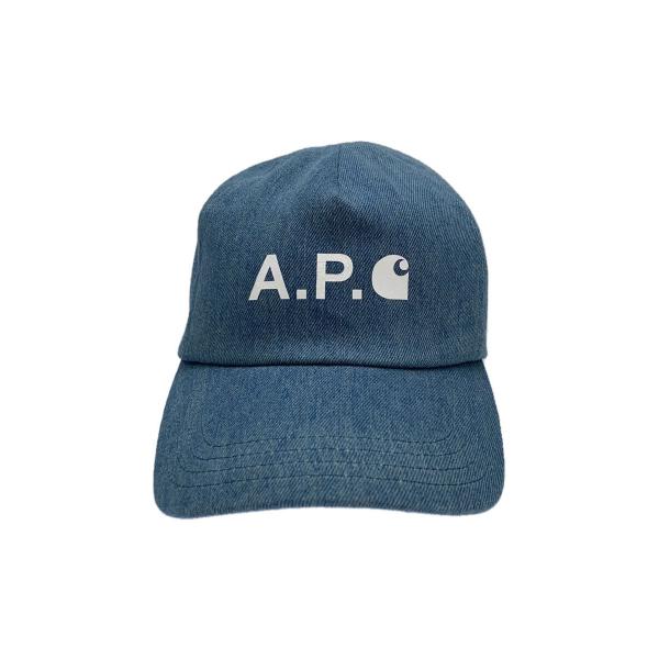A.P.C.◇キャップ/54/デニム/BLU/無地/メンズ// : セカンドストリート