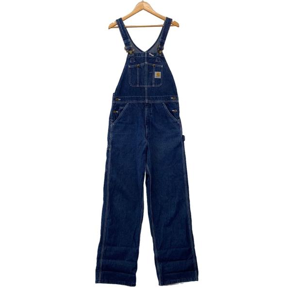 Carhartt◇オーバーオール/32/デニム/IDG/R07 DST// : セカンド