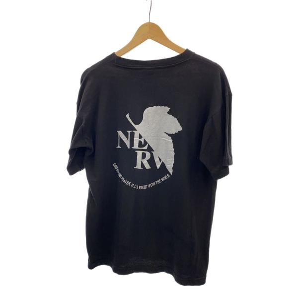 DELTA / 00s/新世紀エヴァンゲリオン/NERV/GAINAX/Tシャツ/M/コットン/BLK/プリント DELTA◇00s/新世紀エヴァンゲリオン/NERV/GAINAX/Tシャツ/M/コットン