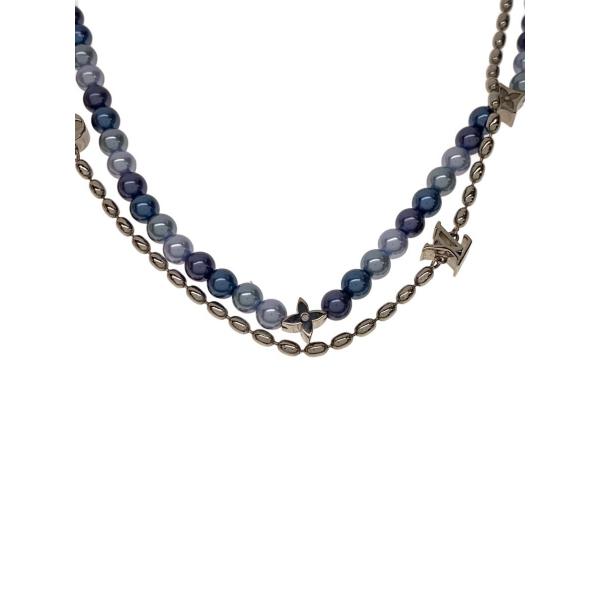 LOUIS VUITTON◇パールフュージョン/ネックレス/--/SLV/トップ無