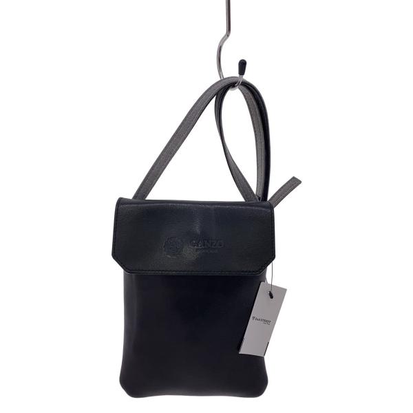 GANZO◇ショルダーバッグ/レザー/BLK : セカンドストリートYahoo!店