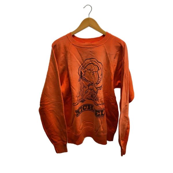 SAINT MICHAEL◇SAINT Mxxxxxx/クルーネックスウェット/L/コットン/ORN